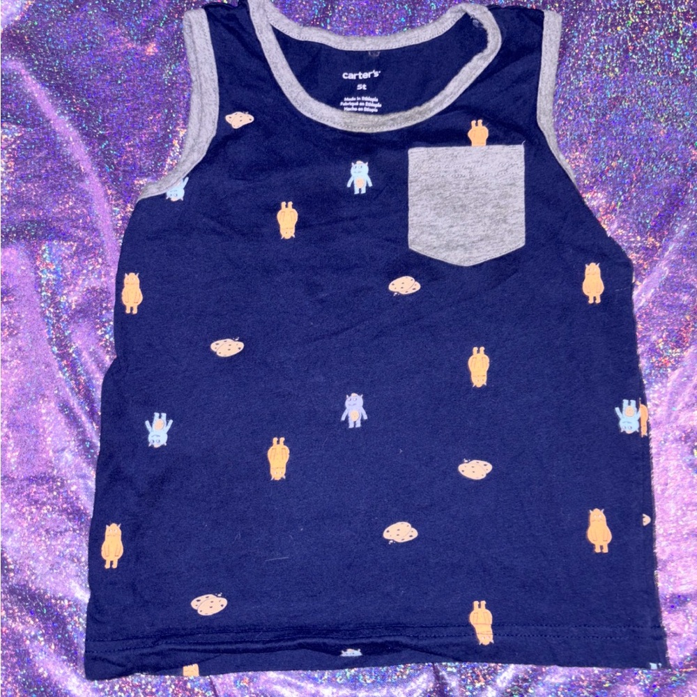 Carters Monster Tank Top
